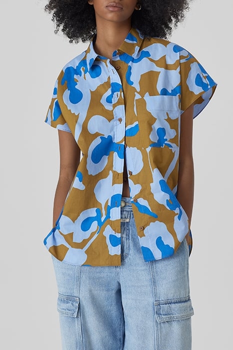 SHORT SLEEVE SHIRTS & BLOUSES OCEANIC BLUE 1