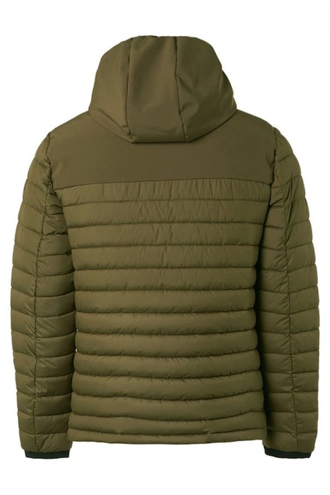 JACKET HOODED SHORT FIT PADDED MIX ARMY 5