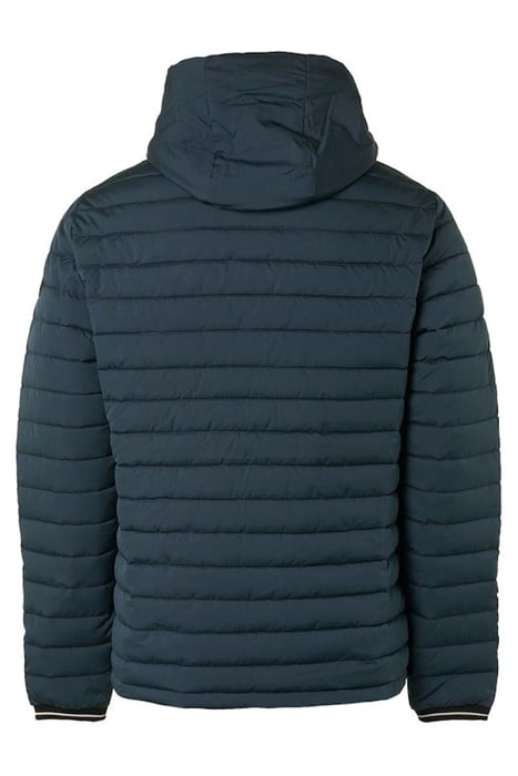 JACKET HOODED SHORT FIT PADDED SHADOW BLUE 5