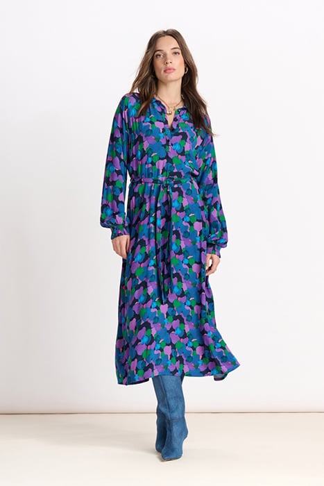 DRESS - BRUSHWORK LILAC 1