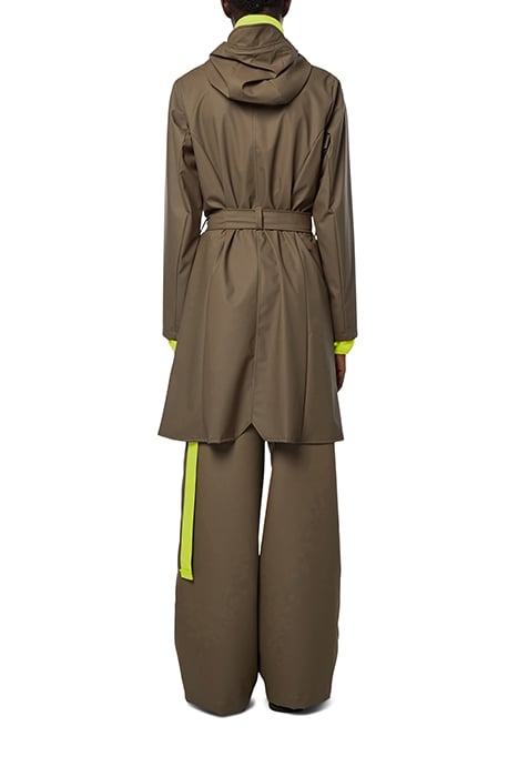 CURVE LONG JACKET WOOD 3