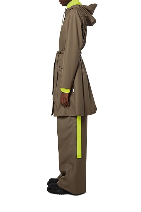 CURVE LONG JACKET WOOD 4