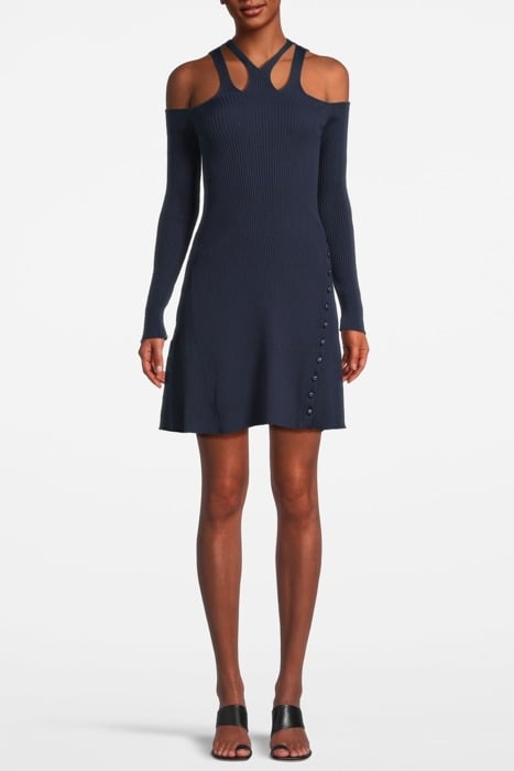 ORIHUELA ABITO COSTINA CREPE BLUE - NAUTICAL DRESS 1