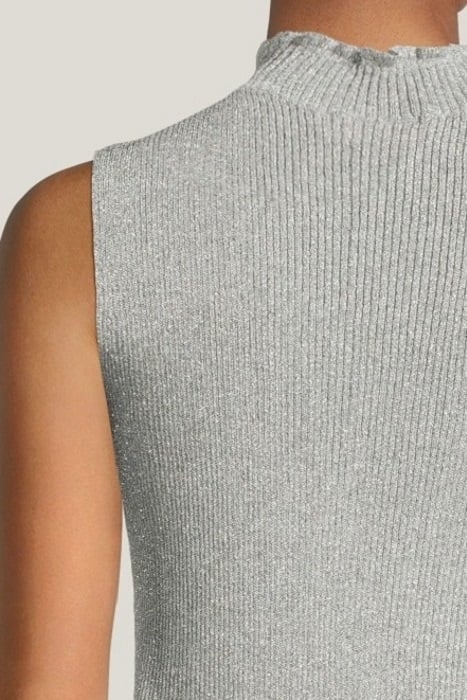 METAL KNITTED TOP LIGHT BASALT 4