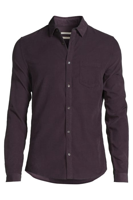 DARK PLUM NEEDLECORD REGULAR SHIRT DARK PLUM 3