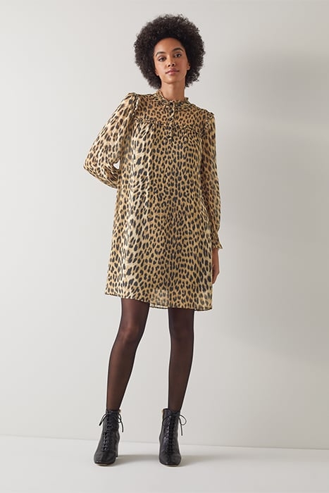 DR EDIE - ANIMAL CHIFFON MULTI 1