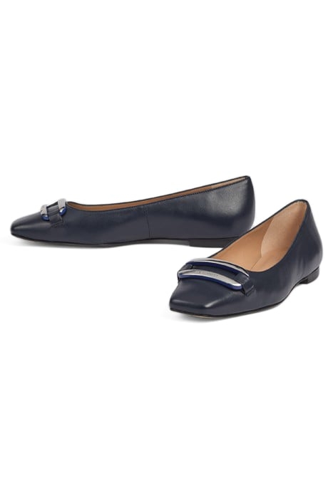 FL CAYDEN SQUARE TOE TRIM NAVY 3