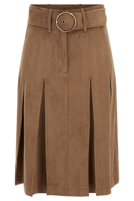 KASIA SKIRT TRUFFLE DUST LEATHER MULTI 4