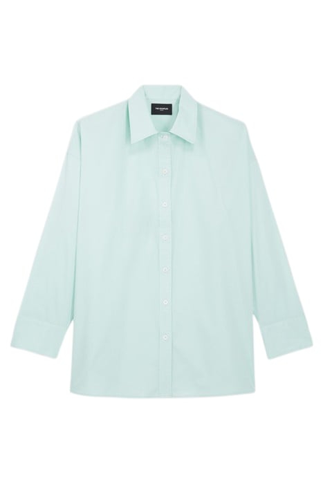 LONG-SLEEVED TURNED-UP SHIRT GREEN 5