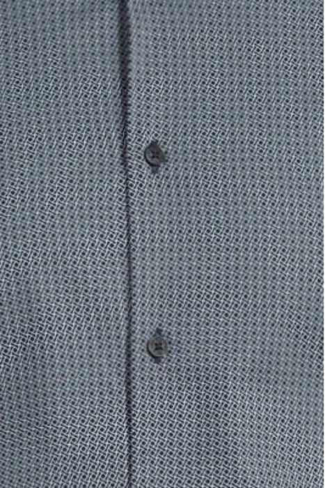 NAVY MINIMALIST PRINT EASY CARE SLIM SHIRT NAVY 5