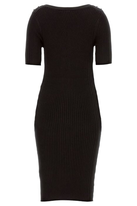 ALICE SS V NECK SWEA JET BLACK A996 4