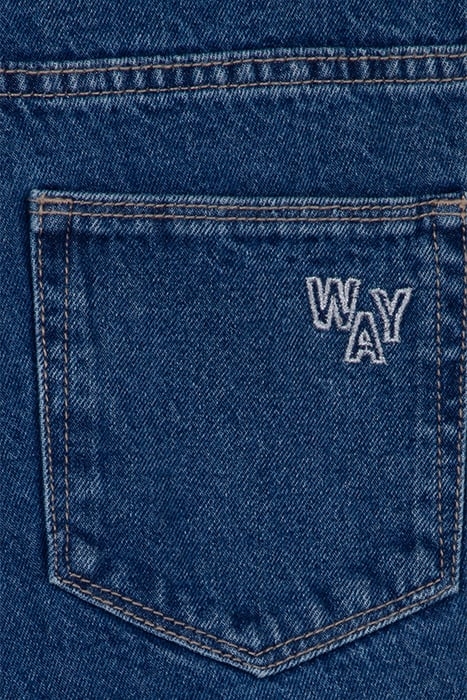 GIRLS’ BLUE ORGANIC COTTON STRAIGHT JEANS 3