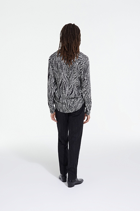 PRINTED SHIRT BLACK WHITE 4