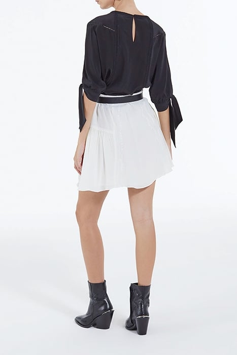 SHORT SLEEVED TOP WITH BRAIDS BLACK 4