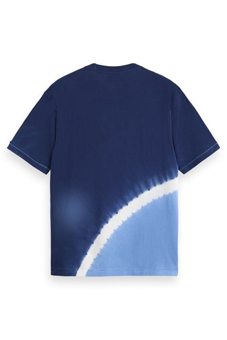 PLACED TIE DYE T-SHIRT NAVY BLUE 2