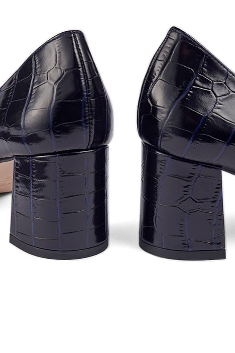 CC SALLY SQUARE TOE HEEL NAVY 4