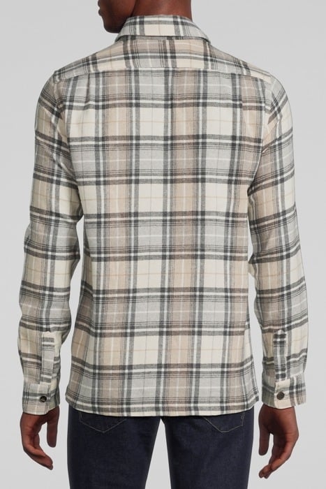MINK CHECKED MOTIF REGULAR SHIRT MINK 2