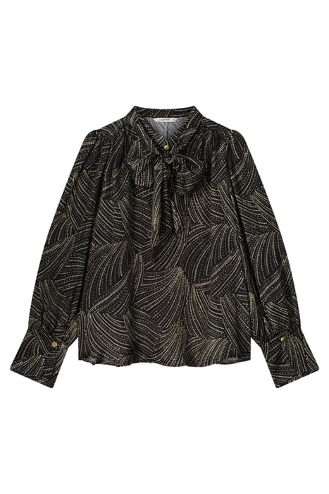 25YEARS: TOP SEQUINS PRINT BLACK 2