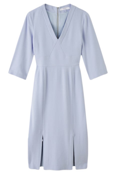 DR SKY - V NECK DRESS LIGHT BLUE 3