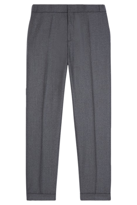 SUIT TROUSERS WITH ELASTIC BELT GREY 4