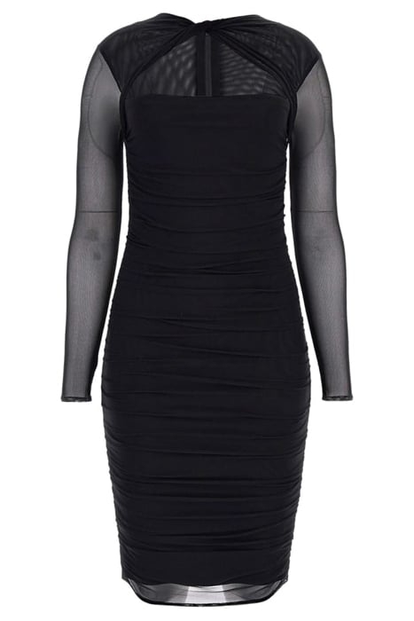 ESME BANDAGE DRESS JET BLACK 3