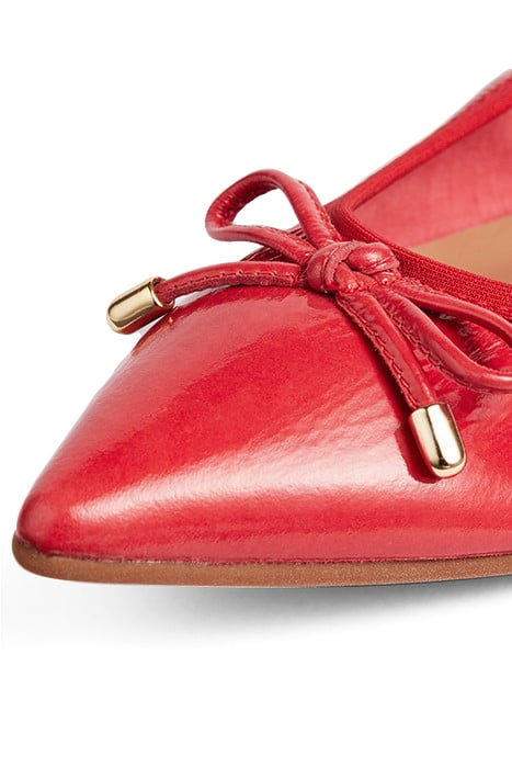 FL TILLY POINTED BALLERIN RASPBERRY 6