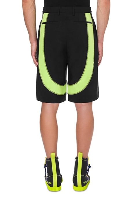 BERMUDA MOSCHINO SURF LOGO BLACK 2