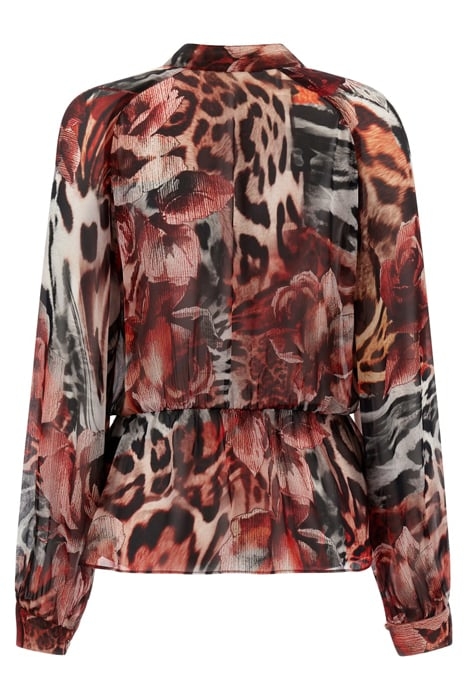 LEOPARD ROSE BLOUSE LEOPARD ROSE PRINT 5