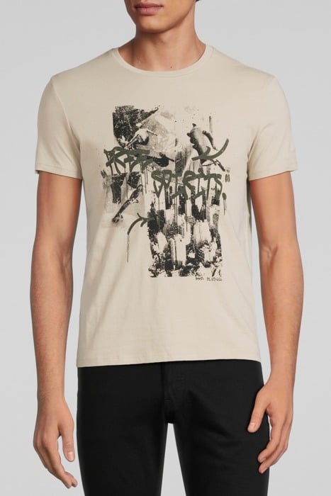 CONCRETE T-SHIRT, SKATEBOARDERS & GRAFFITI CONCRETE 1