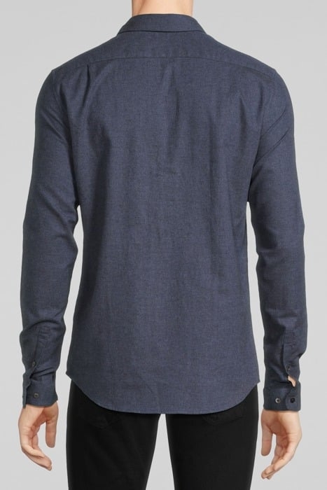 NAVY FLANNEL REGULAR SHIRT NAVY 2