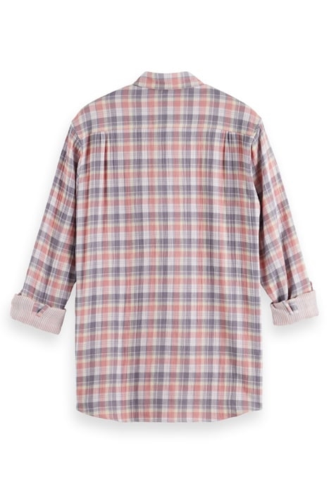 DOUBLE FACE SHIRT PINK CHECK 2