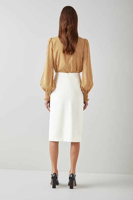 SK SKY PENCIL SKIRT IVORY 2