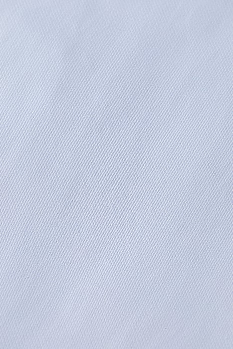 ESSENTIALS STUART - COTTON STRETCH TWILL CHINO SHIRT BLUE 3