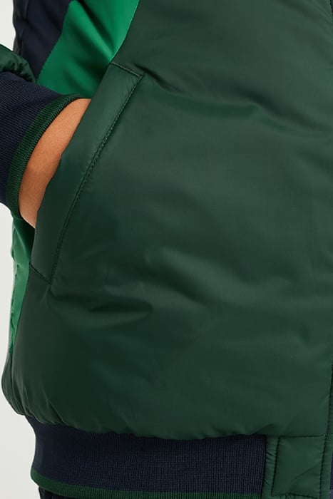 JACKET REVERSIBLE BOMBER DARK GREEN 7