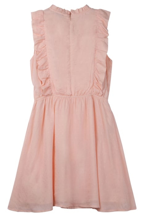 PEACH SLEEVELESS DRESS 2