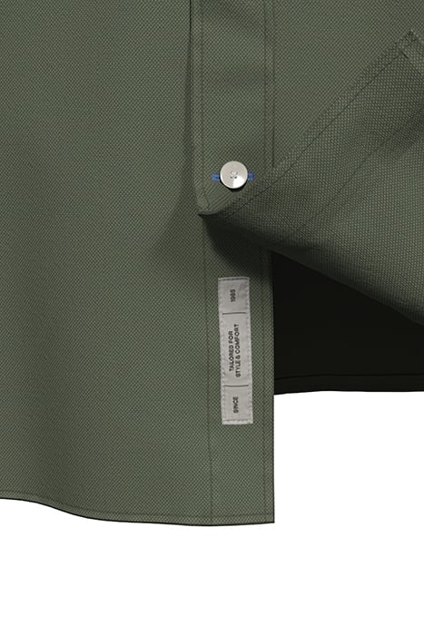 ESSENTIAL OXFORD SOLID SHIRT ARMY 4