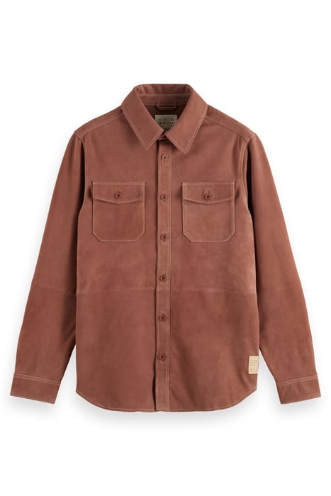 SUEDE SHIRT DRIFTWOOD 1