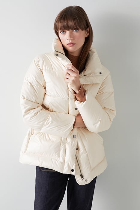CT MORZINE BELTED PUFFA CREAM 3