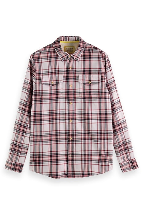 FLANNEL CHECK SHIRT PINK CHECK 1