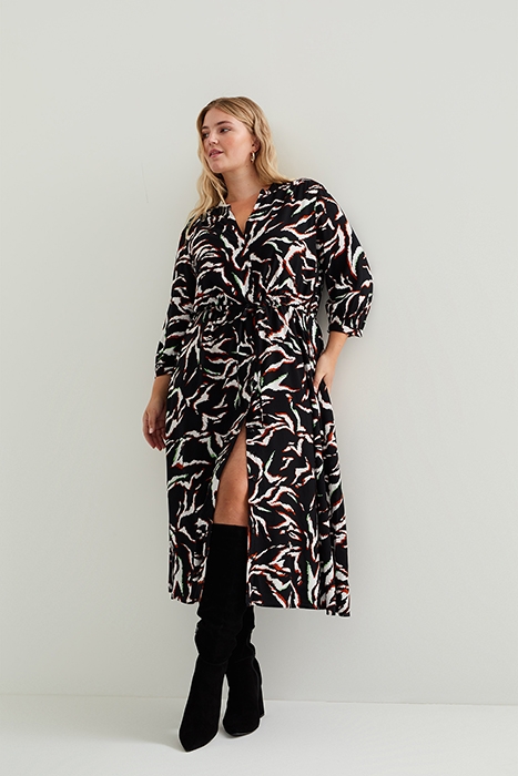 DRESS MID LENGTH BLACK 4