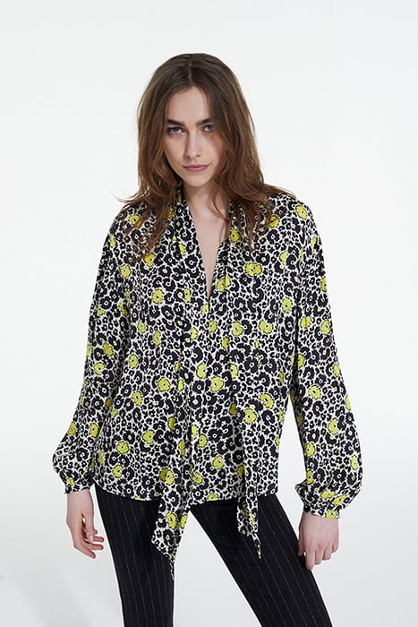 TOP LAVALIERE WILD BLOSSOM WHITE ECRU / YELLOW 1