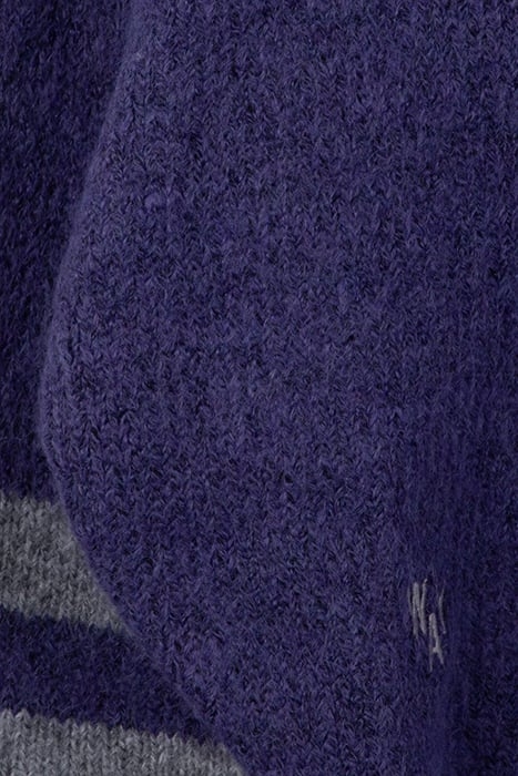 GIRLS’ PURPLE KNIT CROPPED SWEATER 3