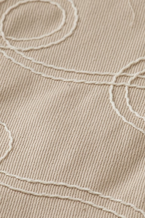 ROBE JACQUARD TWILL OVERSHIRT JACKET PEBBLE 3