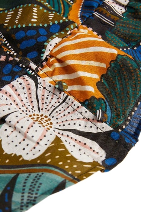 SL CARINE PEPLUM TOP TROPICAL TRAVELER 8