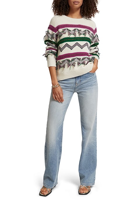 FRINGE JACQUARD PULLOVER SOFT ICE 3