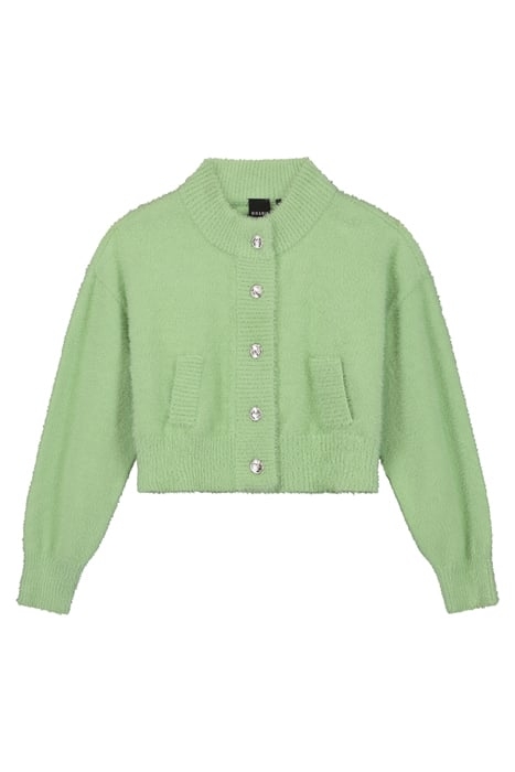 JENNY CARDIGAN MISTY GREEN 1