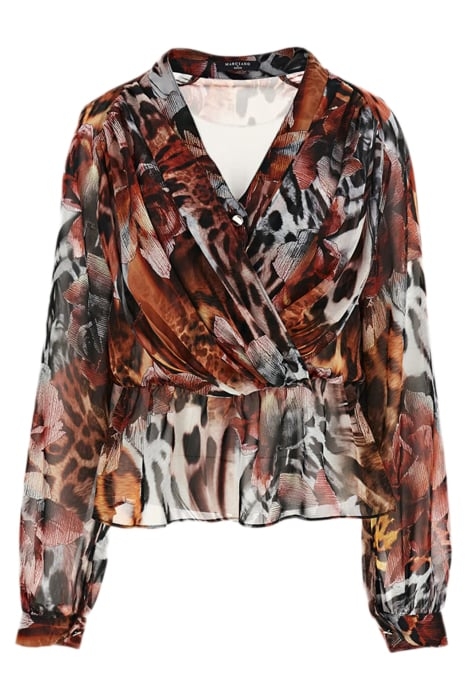 LEOPARD ROSE BLOUSE LEOPARD ROSE PRINT 4