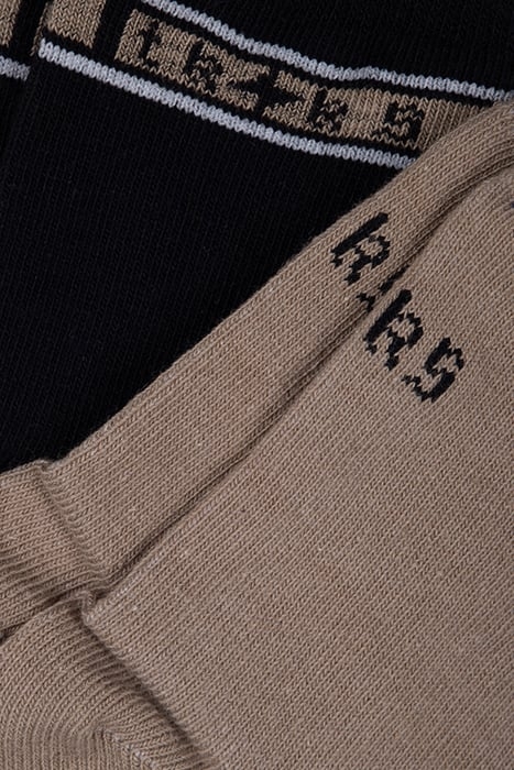 BABY BOYS' BLACK/BEIGE SOCKS 2