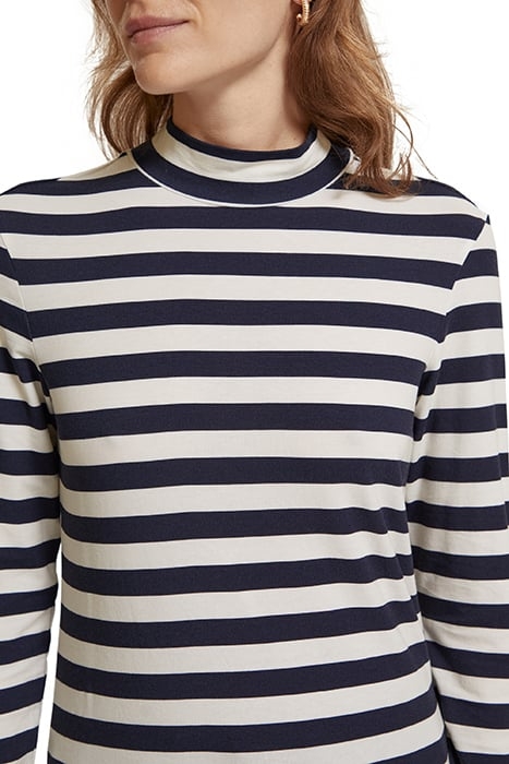 ALL OVER PRINTED LONG SLEEVED T-SHIRT BRETON STRIPE 5