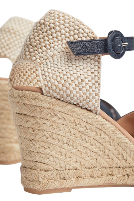 ANGELE - ESPADRILLE WEDGE NAVY 4